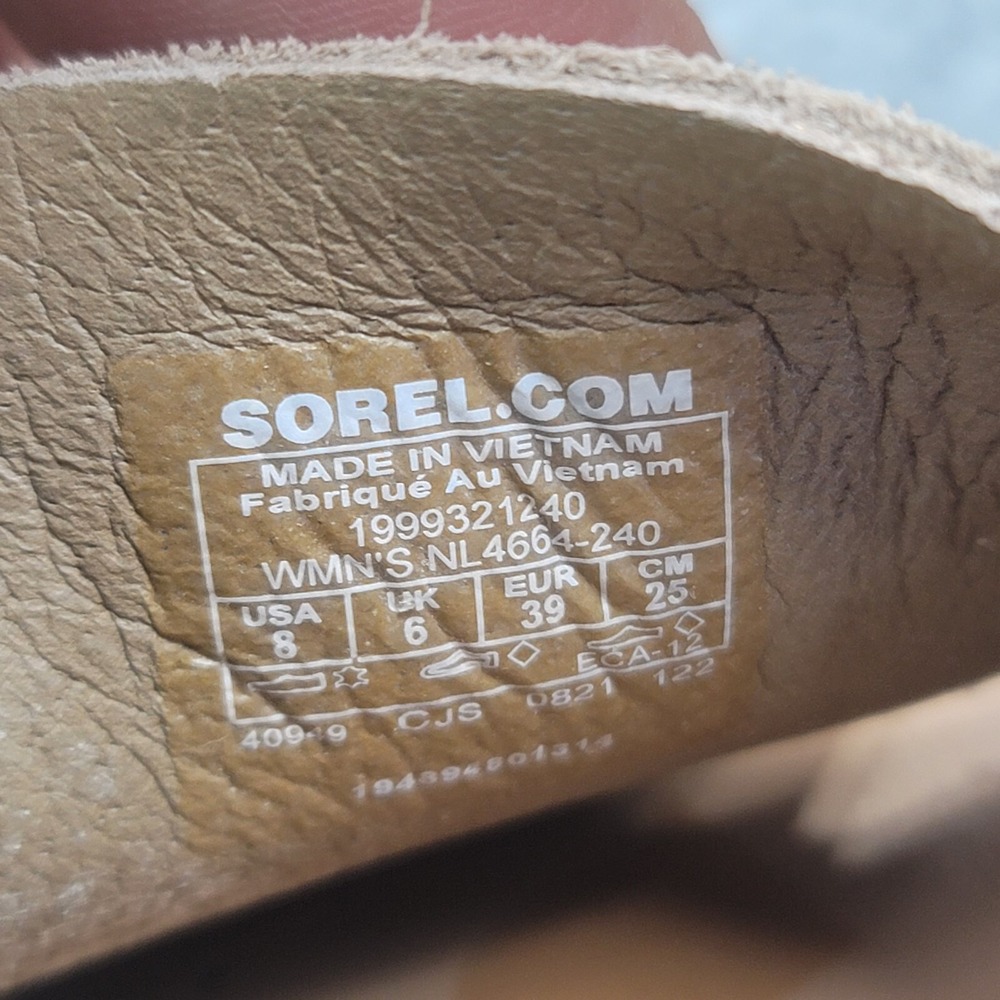 Sorel Shoes Gold Beige Sandals Womens Size 8‎ Flats Adjustable Strap Open Toe - Picture 11 of 12